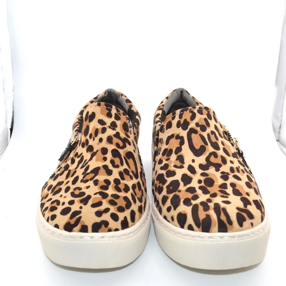 Dr Scholls Be Free Slip On Sneakers Casual Everyday Fall Leopard Print 10 Bold‎